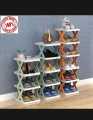 ASM tackable Shoe Rack Multi-Layer Shoe Stand Support Home Door Entrance Shoes Rack Space Saving Cabinet Shoe Storage Organizer, 5 Layer Multifunctional Shoe Rack, Space Saving Shoe Organizer, Stackable Shoe Rack -Multicolor. 