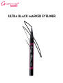 Glamorous Face Ultra Black Marker Eyeliner, Pen Eyeliner Water and Sweat Resistant Non-Smudge with Matte Finish and Thin Tip for Sharp Intense Lines (Black). 