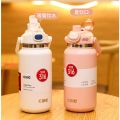 Imported Cille 1000ML / 1200ML / 1300ML / 1600ML / 1700ML 316SS Stainless Steel Vacuum Flask Thermoses Water Bottle Premium Bottle (Double Wall) Stainless Steel Bottle with Straw Bottle. 