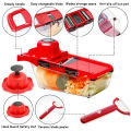 Cutter - Silicer - Grater - Vegetables Slicers - peeler - 10-in-1 Vegetable Cutter Grater: Your Ultimate Kitchen Gadget for Effortless Slicing and Dicing. 
