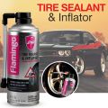 Flamingo Tire Liquid Sealant - Instant Puncture Repair  & Tire Inflator  – 450 ml. 