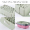 Household Retractable Sink Drain Basket Kitchen Fruit Storage Washing Rack Vegetable Quick Dry Basket Home Tool. 