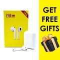 Airpods_ Pro 4 Wireless Bluetooth Earphone, Twins,Headset, with Charging Box. inbuilt Rechargeable Battery and Calling Functions.Original I12 Airpods_ with Silicon Cover and Hook. Bluetooth V5.0 Earphone True Stereo 10m Transmission. 