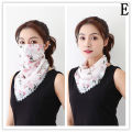 Mouth mask Face Mask scarf Sun Protection Mask Riding silk Scarf Handkerchief
Chiffon Face Mask Mouth Nose Cover Outdoor UV Protection Anti-Flu Shawl scarf Hang. 