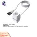 Fast Installation Power Button Vibrant Led Lights Computer Power Button Switch Cable for Desktop Pc Enhance Gaming Setup with Colorful External Power Control Easy to Install Use. 