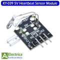 KY-039 5V Heartbeat Sensor Senser Detector Module By Finger For Arduino by Electrica. 