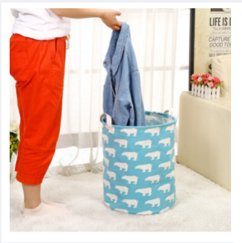 Folding%20Cotton%20Laundry%20Dirty%20Clothes%20Toy%20Storage%20Basket%20Waterproof%20-%20Multi%20Design%20-%20Image%203