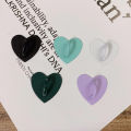 Kawaii Adhesive Metal Heart Phone Charm Holder Mobile Phone Case Finger Ring Stand Hooks Buckle Charms Clasp Accessories Fengshi. 