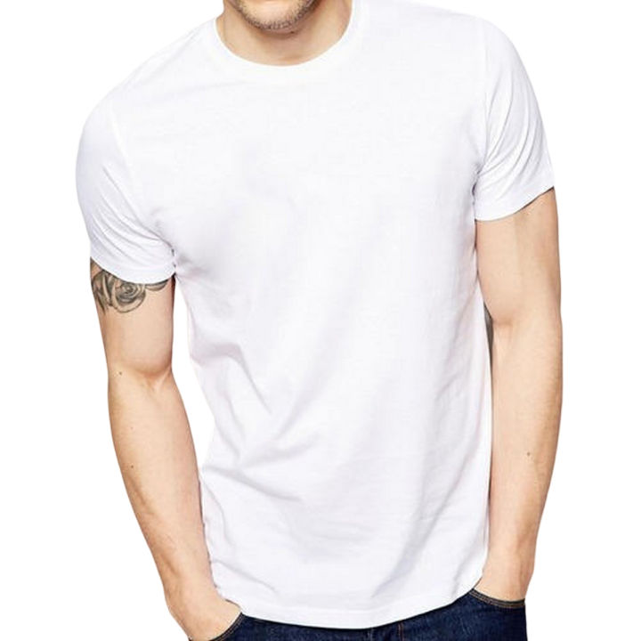Summer White T shirt For Men