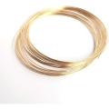 (70 meters) Golden brass wire 30 gauge (0.3 mm) 50 grams for flower crafting and artificial jewellery making bangles bracelets earrings. 