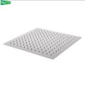 Large Square Shower Head, 6 Inches rain shower head 6x6, High Pressure Ultra Thin Rainfall Bath Shower Head with Silicone Nozzle, Rotatable Rainfall Shower Head, Bathroom Top Spray Head. 