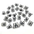 Fluorescence Alphabet Jibbitz Letters Shoe Charms Button Accessories for Women Croc Clog Buckle Decoration. 