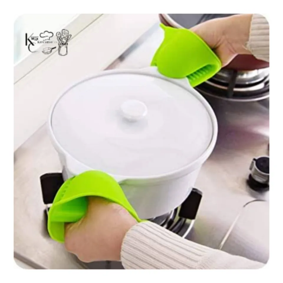 Beetoo 4PCS Silicone Oven Mitts Heat Resistant, Silicone Mini Oven