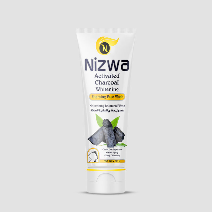 Nizwa International Charcoal Face Wash – Deep Clean & Detoxify Your Skin