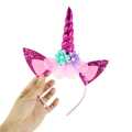 Shiny Cutest Unicorn Hair Band Birthday Headband Perfect Unicorn Theme Birthday Party Supplies, 1Pcs. 