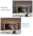 Car Sun Visor Vanity Mirror For Your Princess Passenger , Car Vanity Mirror With Lights, Makeup Mirror with 3 Light Modes & 60 LEDs, Rechargeable Car Mirror Dimmable Touch Control Travel Makeup Mirror for Car. 