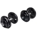 Adjustable Dumbbell Set 8kg - Durable Home Gym Fitness Equipment with Weight Plates. 