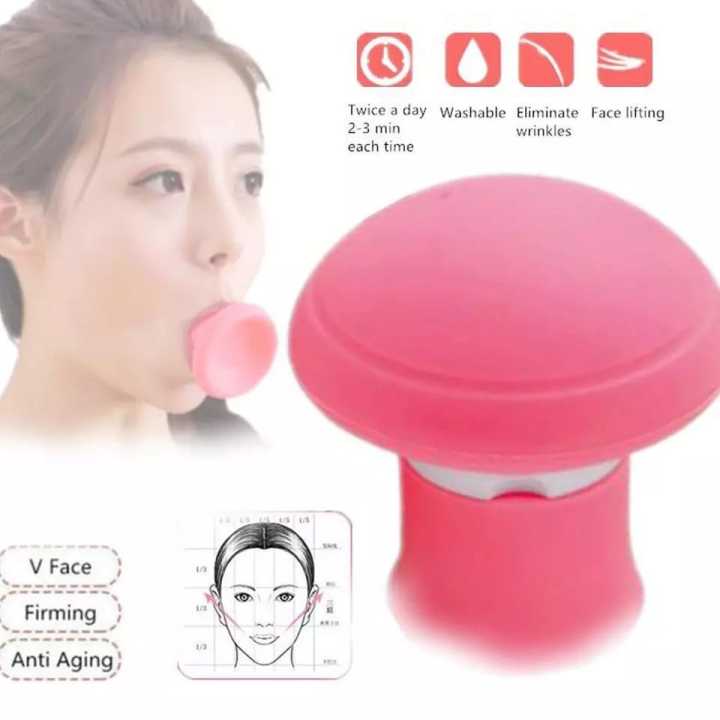 V Shape Face Slimmer Tool Double Chin Trainer - Jaw Line Exercise Muscle Tightener Tool
