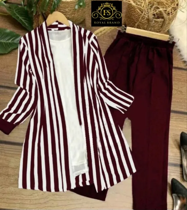 Stylish%20Stitched%203%20Piece%20Coat%20Gown%20Set%20for%20Women,%20Royal%20Casual%20Dress%20(Gown,%20Shirt,%20Trouser)%20One%20Size,%20Multi%20Color%20Options%20-%20Image%202
