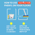 3Liters Fast Action Liquid Phenyl - Long Lasting Results Cleans Floors – Suitable for Any Type of Tiles, Floors, and Hard Floors for Daily Cleaning. 