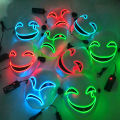 Luminous LED Devil Disguise Mask Cosplay Scary Ghost Face Mask Flashing Party Mask For Halloween. 