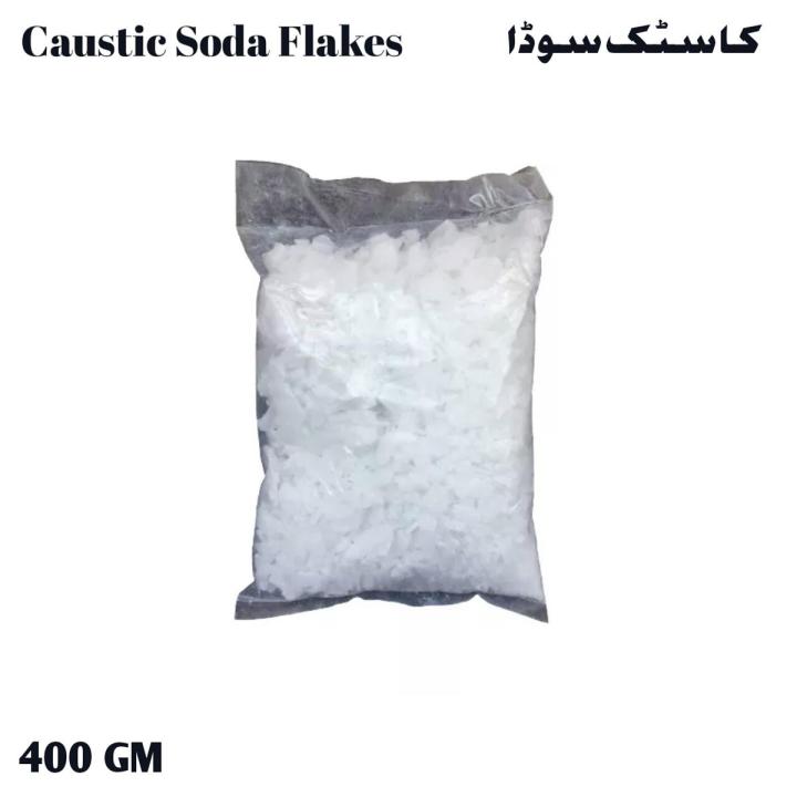 Sodium Hydroxide Caustic Soda Soda Flakes 400 gm