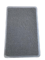 PVC Anti-Slip Coil Door Mat - Soft, Comfortable, Easy to Clean, Medium Size 48cm x 68cm. 
