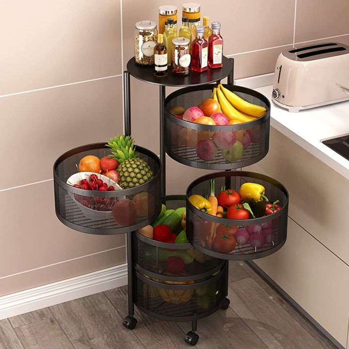 Dream%20Enterprises%20Multi%20Layer%20Round%20Rotating%20Fruits%20&%20Vegetables%20Storage%20Shelves%20Basket%20Rolling%20Rack%20with%20Breakable%20Wheels%20for%20Kitchen%20Bathroom%20Office%20-%20Image%202