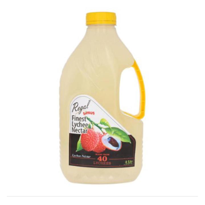 REGAL SIPRUS JUICE LYCHEE NECTAR BOTTLE 2 LTR