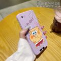 chenyyka For OPPO A1K Case Cartoon Spongebob Thin New Design Soft Phone Cases Thin Side Square Edge Casing Pattern Silicone Softcase Cover Shockproof Protection Cases. 
