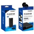 Super High Speed 4 In 1 USB Hub Suitable For Sony PlayStation 4 Slim PS4 Slim - black. 