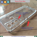 Tecno Pova Neo Case , Soft TPU Camera Protective with Anti-Dust Plugs , Anti-Slip Grip , Shockproof Slim Ultra Clear Back Cover for PovaNeo. 