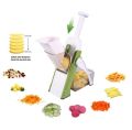 Mandoline Slicer Safe Vegetable Cutter Chopper with Multi-Adjustable Settings. 
