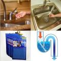 Pack Of 12 Sticks - Keeps Drain Clear & Odor-Free, All Year Long Kitchen Sink and Bathtub Drain Cleaner s Plughole Pipes Cleaning Unblockers Deodoriser for Home Bathroom Toilet Kitchen Sink. 