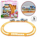 Alsimba Hello Kitty Gauge Electric Train Set Toy For Kids Boys & Girls - Operated Battery - Pink. 