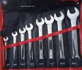 Inter Tool 8 Pcs Double Open End Wrench Combination Set 6-22mm. 