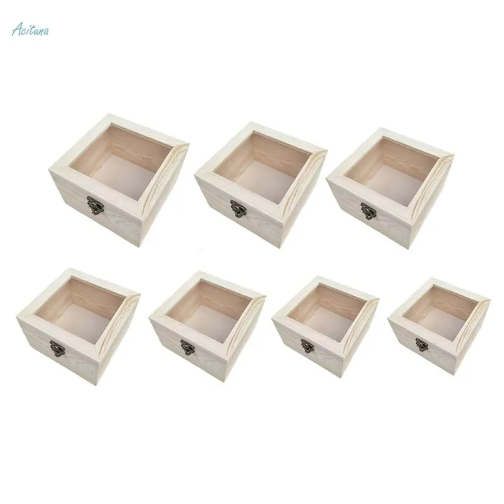 Wooden%20Unfinished%20Hinged%20Glass%20Lid%20Box%20Gifts%20Jewelry%20Display%20Storage%20Case%201#%20-%20Image%206