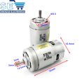 DC 220V-230V 13000RPM 44.8mm Round DC Motor Carbon Brush High Torque Spindle Motor 14.7mm Shaft Length. 