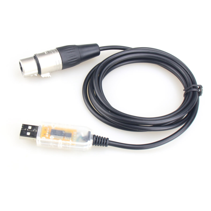 Adapter, Mini USB naar DMX Interface Adapter Controller DMX512 Computer Podiumverlichting Controllers Dimmer