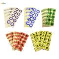 250Pcs/25 Sheets Splatter paper target High Visibility for Bow Outdoor. 