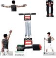 3 In 1 Chest Developer Spring Expander+Hand Grip+Pedal 5 Spring Multi-functional Detachable Muscle Exercise Equipment. 