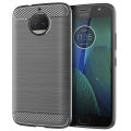 lthmy for Motorola Moto G5S Plus Case Carbon Fiber TPU Soft Silicone Back Cover Armor Phone Case Casing. 
