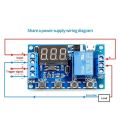 ADVANCED™ Timer Module Trigger Cycle Timer Circuit Timing Switch Turn On/Off Relay Board Module 6‑30V Micro USB 5V JZ‑801 with LED Display For Egg / EGGS Incubator. 