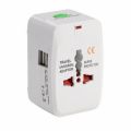 DuBaiNi For All in One Universal International Plug Adapter 2 USB Port World Travel AC Power Charger Adapter AU US UK EU Converter. 