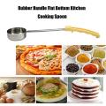 Pizza Spread Sauce Ladle Rubber Handle Flat Kitchen Cooking -6 Oz. 