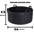 arge Round Fabric Raised Grow Bags 36x11 inchs For Plants and Vegetables. 