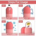 Silicon Ice Roller, Beauty Ice Cube Roller Massager for Face, Neck, Eyes & Cryotherapy, Ice Cube Roller Massager, Ice Roller For Face, Skin Care Tools for Collagen Regrowth, Tone Skin, Under Eye Dark Circle, Skin Strengthening, De-Puff The Eye Area. 