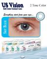 US Vision 2 Tone Contact Lenses - Sky Blue. 