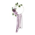 Decorative Floral Wreath Handmade Artificial Flower Wreath for Festive Wall Hanging Decoration Fine Craftsmanship Perfect for Parties Southeast Asian Buyers' Favorite Front Door Wreath. 