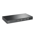 TP-Link TL-SG3428 JetStream 24-Port Gigabit L2 Managed Switch with 4 SFP Slots (Black), Scalable Network of TP-Link Switch. 